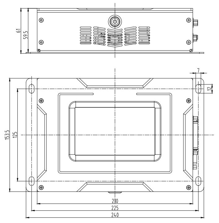 QC2000大电流QCL驱动器结构尺寸图